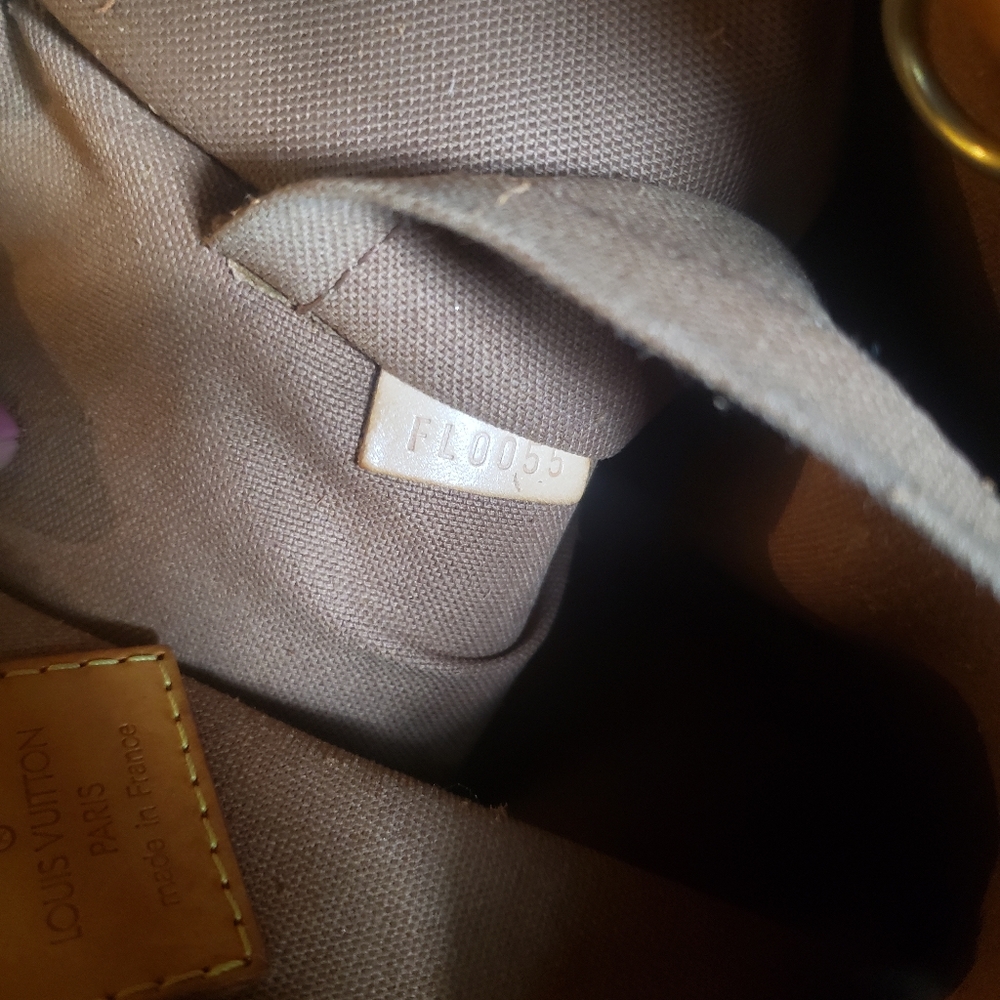 Louis Vuitton Brown Monogram Fringe Tote with Tan Straps - Picture 4 of 13